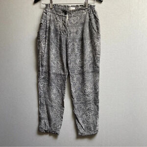 Wilfred Marais Paisley 100% silk pants size XS